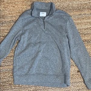 Old navy gray quarter zip